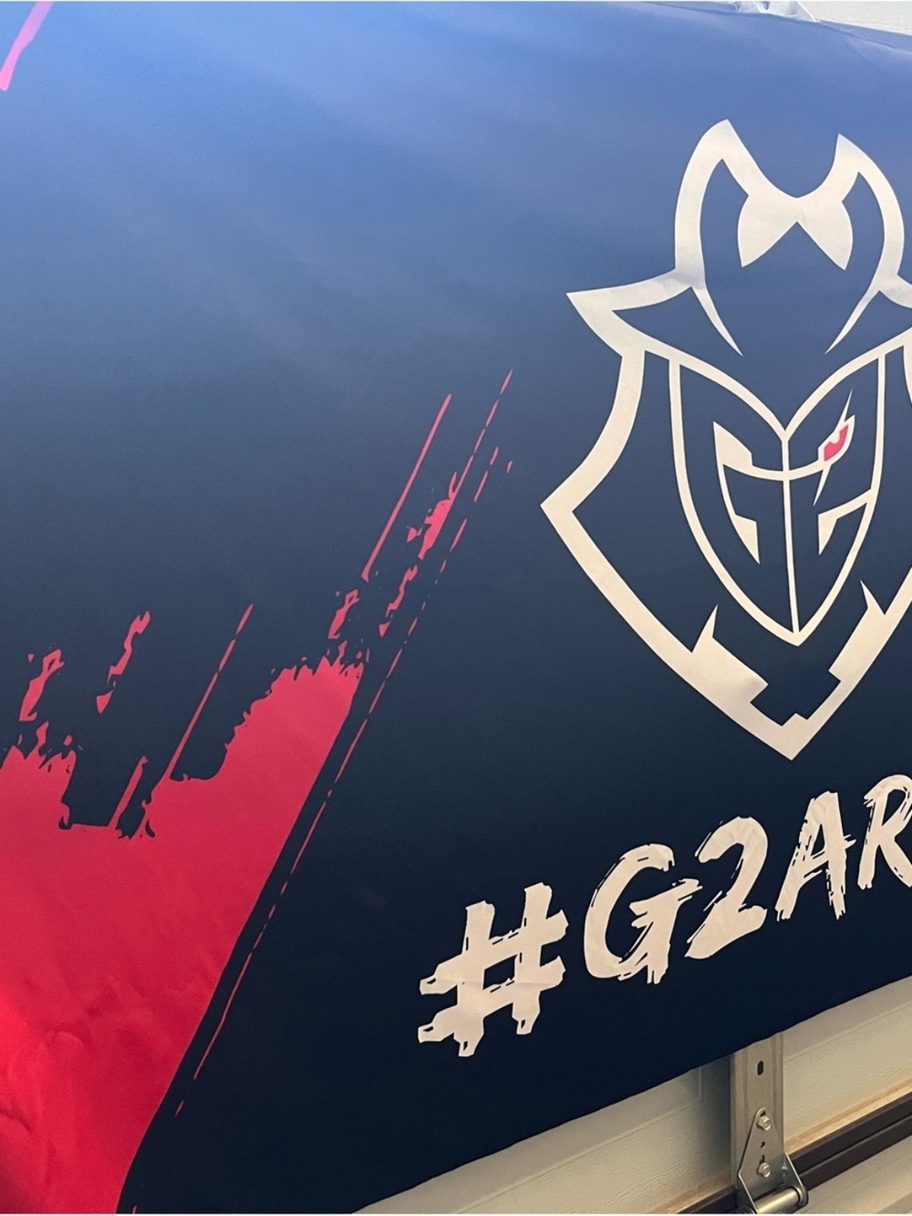 G2 Esports Black And Red Gaming Banner